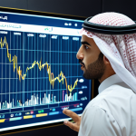 **

"A young Arab professional, smartly dressed, analyzing financial charts on a holographic display. Arabic script overlays the graphs. Focus on a determined expression, radiating competence and strategic thinking. Modern office setting with a subtle Arabian aesthetic. Colors: deep blues, golds, and greys."

**